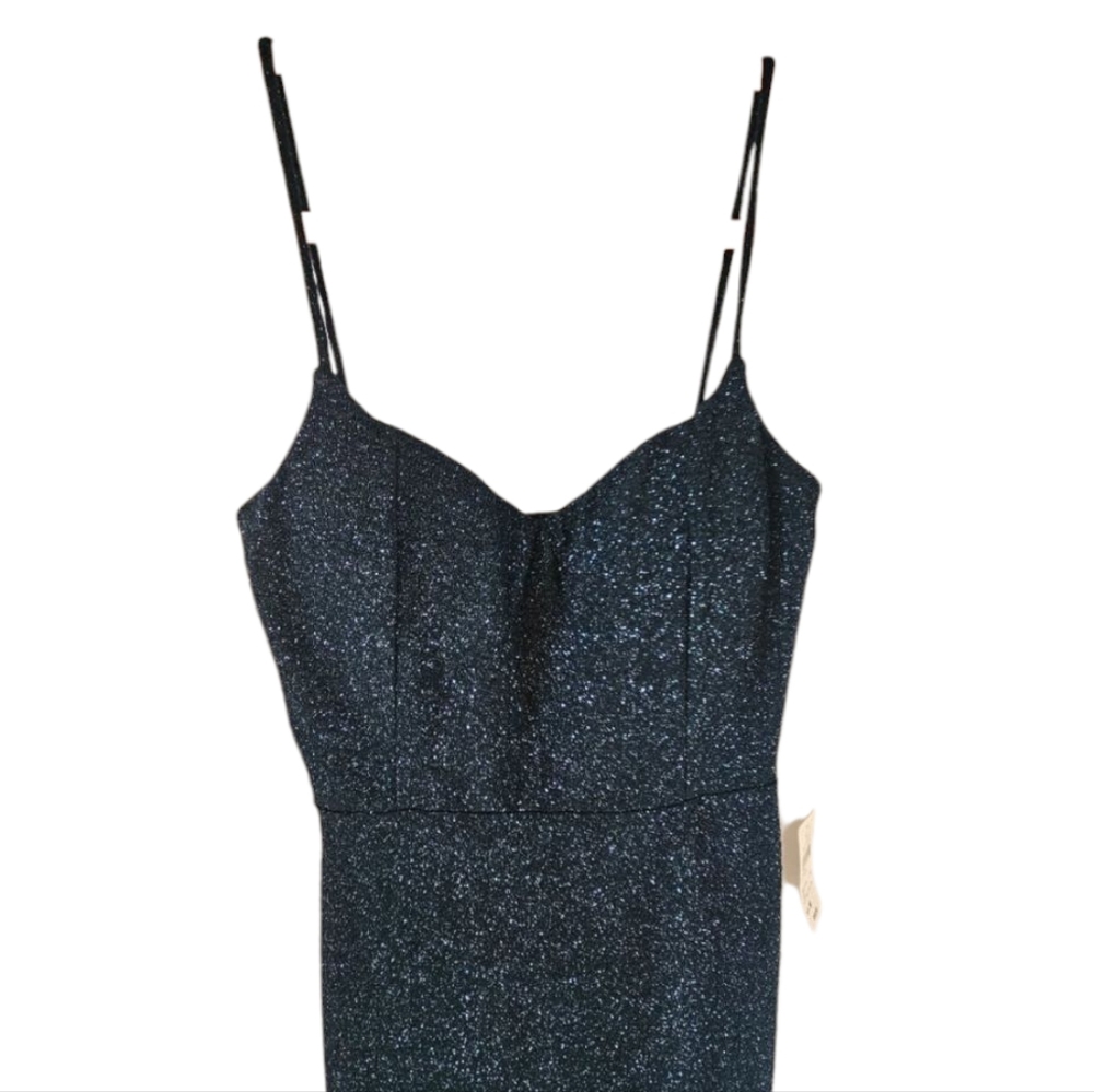 NWT - Windsor - Teal Glittering Evening Gown - Size Medium - Picture 7 of 13
